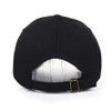 Gorra ajustada unisex negra, gorra K-pop, gorra de béisbol con