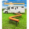 RV Sewer Hose Support, 15FT Heavy-Duty Camper Waste Hose Holder