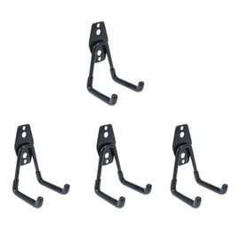Operitacx 4pcs Bike Hooks for Garage, Heavy Duty Wall Mounted Garage Hooks for Ladders Bicycles Home & Workshop