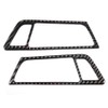 4Pcs Carbon Fiber Car Interior Door Handle Frame Cover Trim