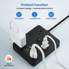 Power Strip Surge Protector with 9 Outlet 3 USB Ports,