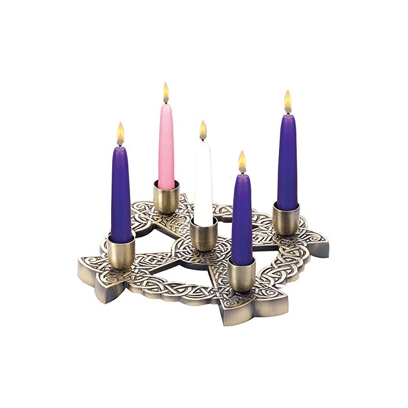 Terra Sancta Guild Bronze Celtic Advent Wreath