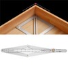 Corner Angle Finder, 4?Fold Multifunctional Angle Measuring Ruler, 0-170° Goniometer