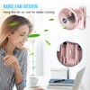 BESKAR Small Clip on Fan, 3 Speeds USB Fans with
