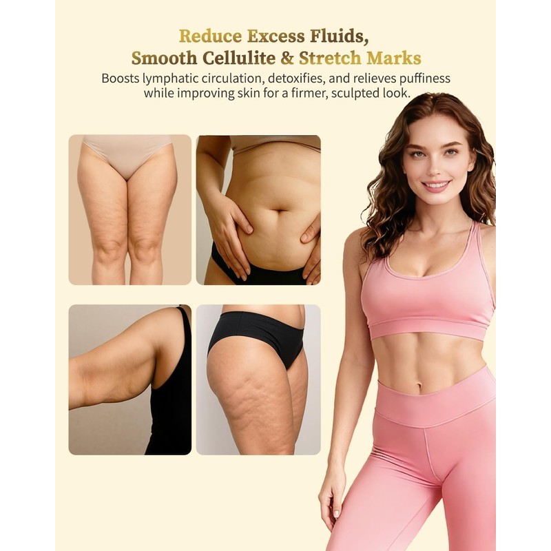 Lymphatic Drainage Massager – Body Sculpting Machine for Cellulite, Stretch