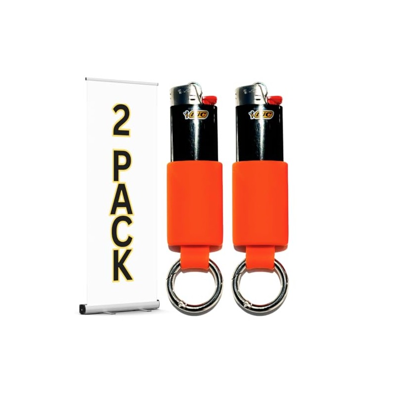 Lighter Holders for J6 BIC's. 2 Pack of Lighter Pouches,