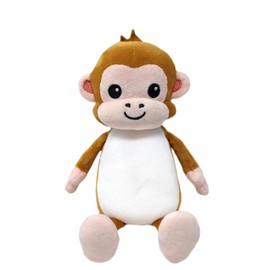 PLUSHOLOGY Squishy Monkey Stuffed Animal; Ultra Soft and Cuddly Plush Toy for Kids 3 Years Old to Adults; Child-Safe Embroidered Eyes adds a Unique Aesthetic; (6" Tall)