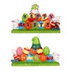 Easter Eggs Bunny Ornament Waterproof Resin Eggs Bunny Centerpiece Adorable