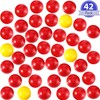 Gejoy 42 Pieces Game Replacement Marbles 2 Sets Game Replacement