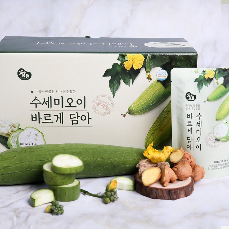 Chamden Organic Loofah Cucumber Properly Packed 100ml x 60 Packets