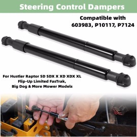 For Hustler Raptor 2 Pack Steering Control Dampers For Hustler Raptor Limited FasTrak SD SDX Mower