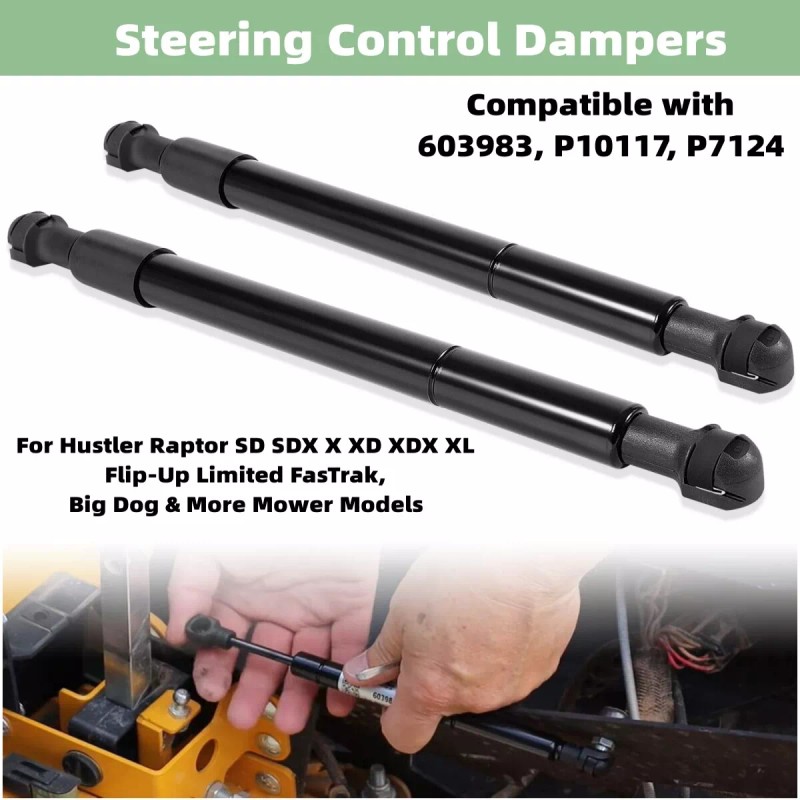 For Hustler Raptor 2 Pack Steering Control Dampers For Hustler