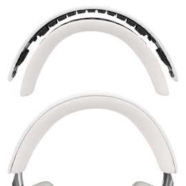 Geekria Headband Pad Compatible with Bowers & Wilkins Px8/Px7 S2/Px7 S2e (Not Compatible with Px7) Headphones Replacement Band Repair Part (White)