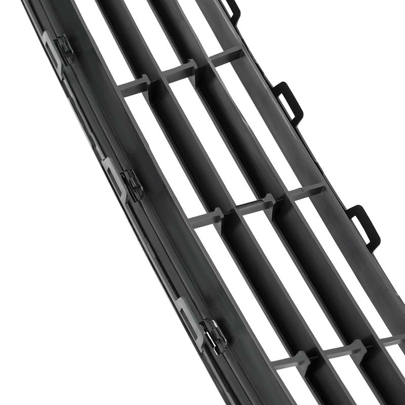 KARPAL Front Lower Bumper Grille w/Chrome Molding Trim Compatible with