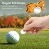Skylety 4 Pieces Golf Divot Repair Tool with Magnetic Button