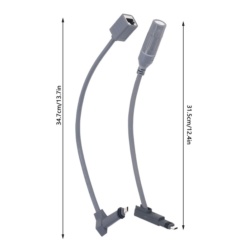 SPX Plug to RJ45 Adapter 1200Mbps Transmission Speed Rectangular Satellite
