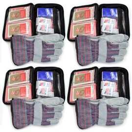 Emergency Zone Basic Roadside Assistant Car Emergency Kit. 4 Pack