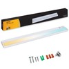 Ansen Hardwired Under Cabinet Lighting, 36in 22W LED Light for