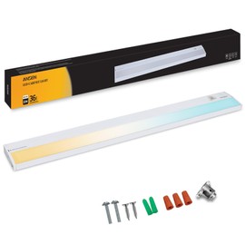 Ansen Hardwired Under Cabinet Lighting, 36in 22W LED Light for Kitchen/Closet, 1426lm, CRI>92, R9>90, Dimmable, 3 Color Temperature, 3000K/4000K/5000K(Warm White, Cool White, Daylight)
