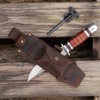 Tourbon Leather Hunting Fixed Blade Knives Sheath Horizontal & Vertical