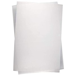 ANCLLO Pack of 10 shrink wraps, one size, white, frosted for printing badges and tags