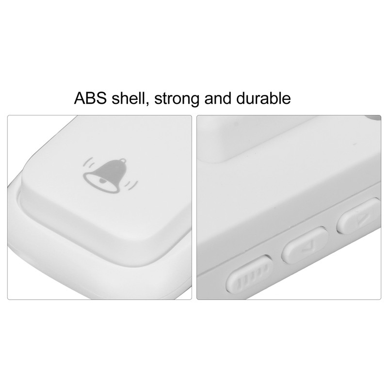Long Distance Wireless Doorbell Self Powered Waterproof Door Bell Pager