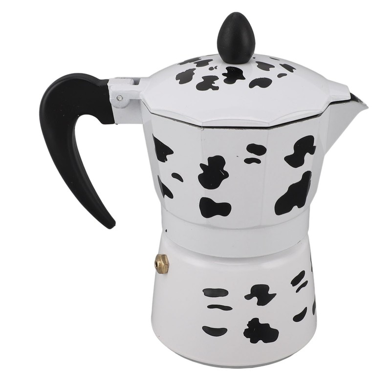 Milk Cow Color Moka Pot Aluminum Coffee Pot Coffee Maker