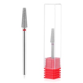 Cuticle Nail Drill Bit, Russian Diamond Nail File bits, Safety Drill Bits for Dead Skin Cuticle, Diamond Tapered Drills Bit for Nails Cleaner, for Cuticles Dead Skin Prepare, Manicure Nails Salon