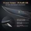 CuoCreate Steak Knives Set of 6, 4.7 Inch Dishwasher Safe