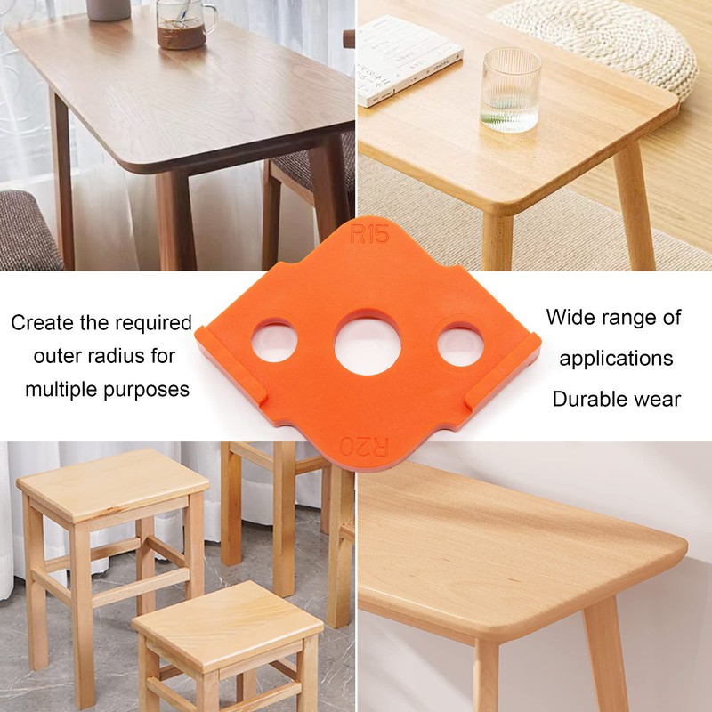 Radius Quick Jig,Router Jig,Radius Jig,Router Templates for Woodworking, ABS+High Hardness