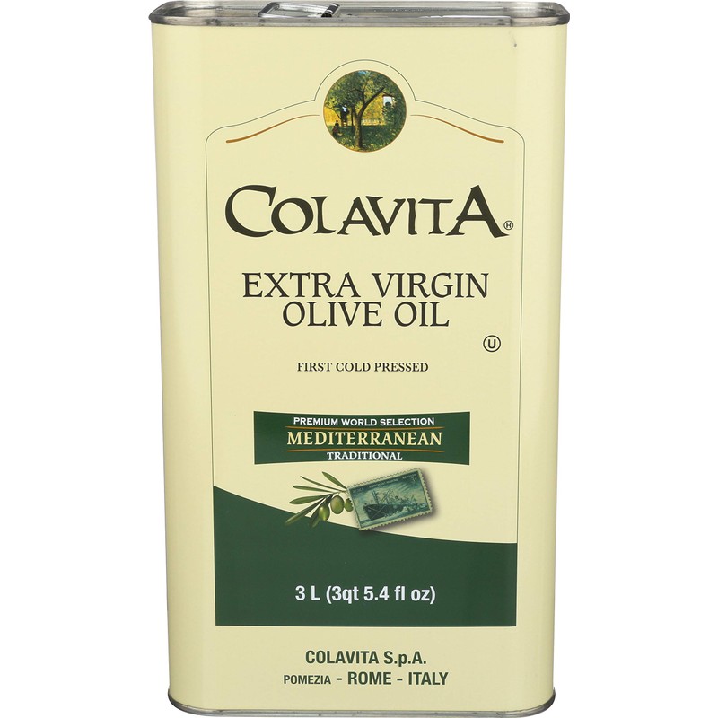 Colavita Mediterranean Extra Virgin Olive Oil Pack of 1 Tin