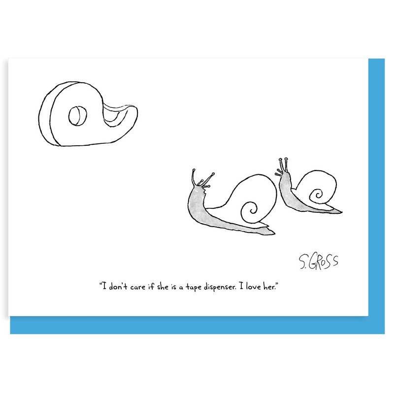 Nelson Line Cartoon Collection Assorted Card Box | 8 blank