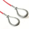 PSI, 1/4" Vinyl Coated Cable with Loops, 7x19 Braid, 3/16"