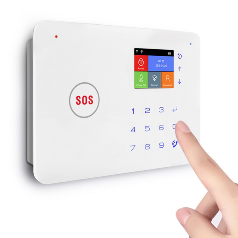 Security Alarm System Kit Auto Dial GSM+WiFi Home Security Wireless