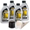 Tusk 4-Stroke Oil Change Kit Kawasaki KPO Semi-Synthetic Blend 10W-40