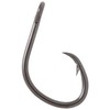 Interhook Large Fish Hook, Swimming Tuna, Wax Included, Black, Size