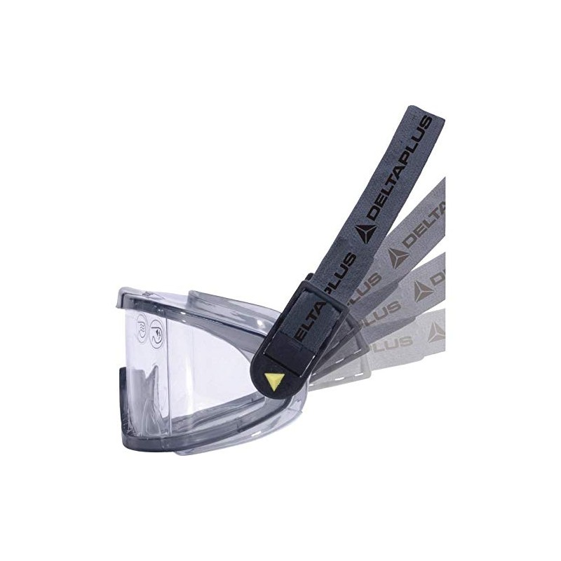 DELTAPLUS GALERAS SMOKE Goggle Safety Glasses Panoramic Screen for Wide