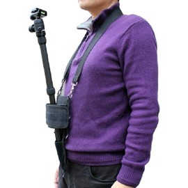 Nanairo-kan Easy Arm Anywhere - Monopod, Tripod, Holder, Neck, Strap, Black