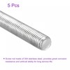 sourcing map 5 Pack M12 x 120mm Fully Threaded Rod