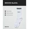 Snocks ® Men's & Women's Tennis Socks (4 x Pairs)
