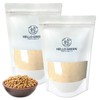 Hello Green Domestic Roasted White Soybean Powder 500gX2 (Pack) Total 1kg Low-Temperature Roasted Soybean Powder / 헬로우그린 국내산 볶은 백태 가루 500gX2(팩) 총1kg 저온 로스팅 볶은 콩가루