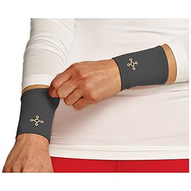 Tommie Copper Women's Recovery Affinity Wrist Sleeve, Slate Grey, Large