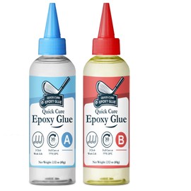 DINGSEN Golf Club Epoxy- 30 Minute Golf Shaft Repair - 4.2oz Quick Cure Golf Epoxy for All Golf Shafts, Golf Heads, Drivers, Putters, and Irons- Waterproof & Extra Strength, Ideal for Clubhouse & Home