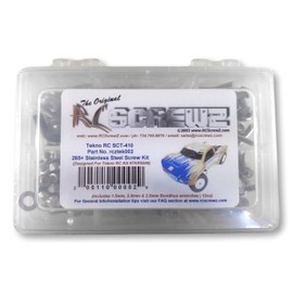 Tek002 - Compatible with Tekno RC SCT-410 Stainless Steel Screw Kit