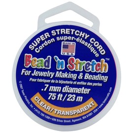 Toner Plastics Clear Stretch Cord, 1