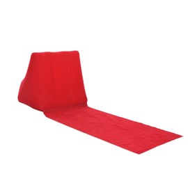 SOONHUA Inflatable Back Cushion, Portable Beach Lounger Wedge Shape Lounger Cushion Beach Mat Foldable Waterproof Flocking Backrest Chair for Outdoor Camping