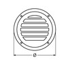 Yacht Steel Gill Plate / Ventilation Grille with Fly Net