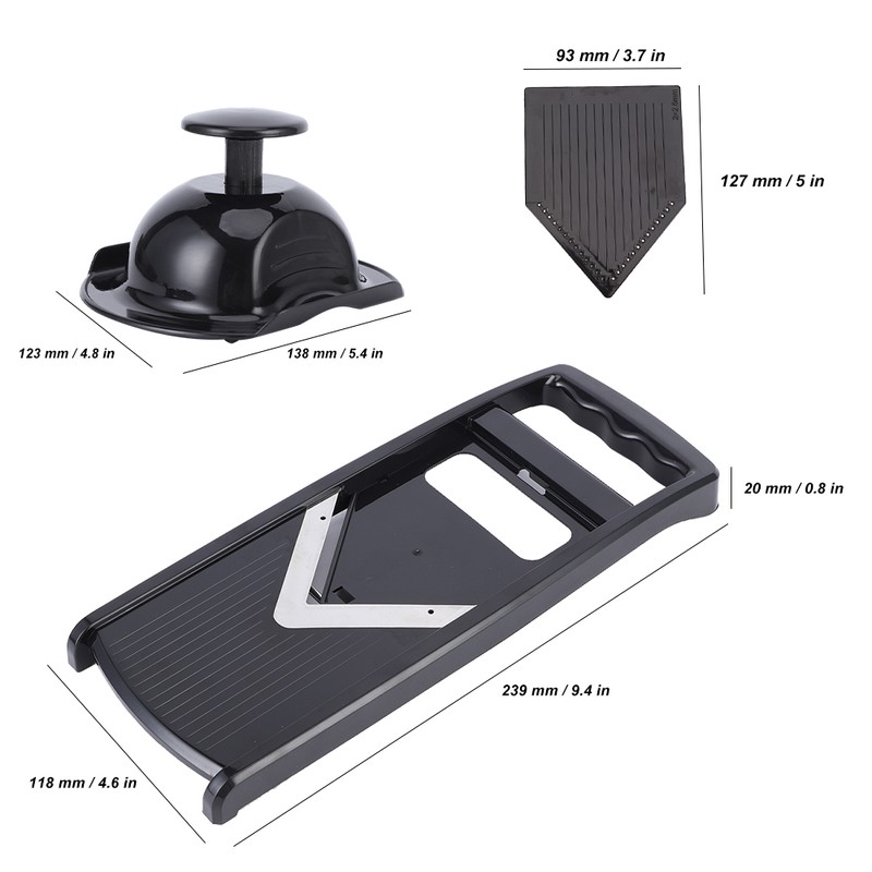 Multifunction 5‑in‑1 Vegetable Potato Carrot Chopper Food Cutter Grater Kitchen
