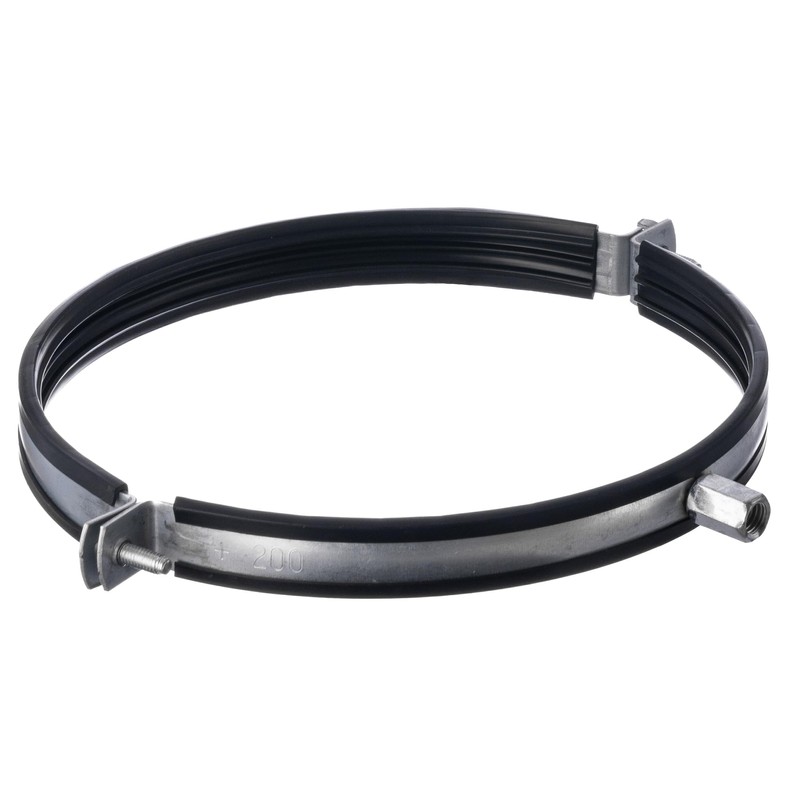 LIRAST 8" Pipe Hanger - Metal Duct Clamp with Rubber