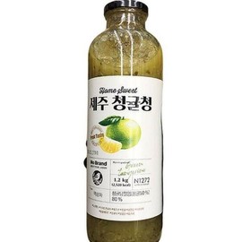 Jeju green tangerine peel 1.2kg x 1 b74550 (29268580) / 제주청귤청 1.2kg x 1개 b74550 (29268580)